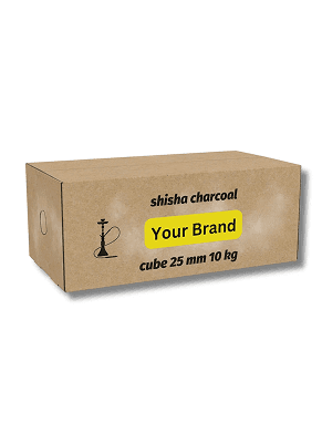 Shisha Charcoal Cube 25 mm Super Premium