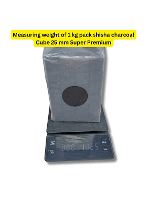 Shisha Charcoal Cube 25 mm Super Premium