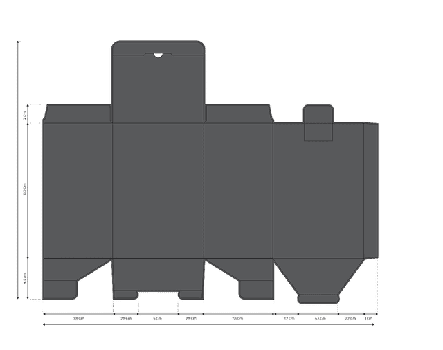 Custom charcoal packaging