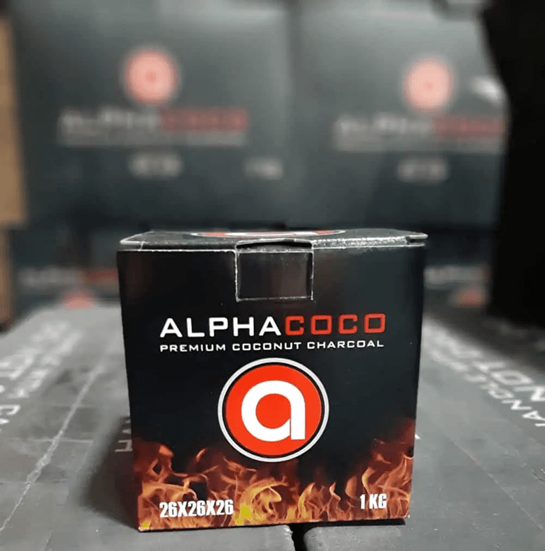 Custom charcoal packaging