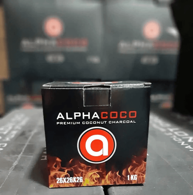 Custom charcoal packaging