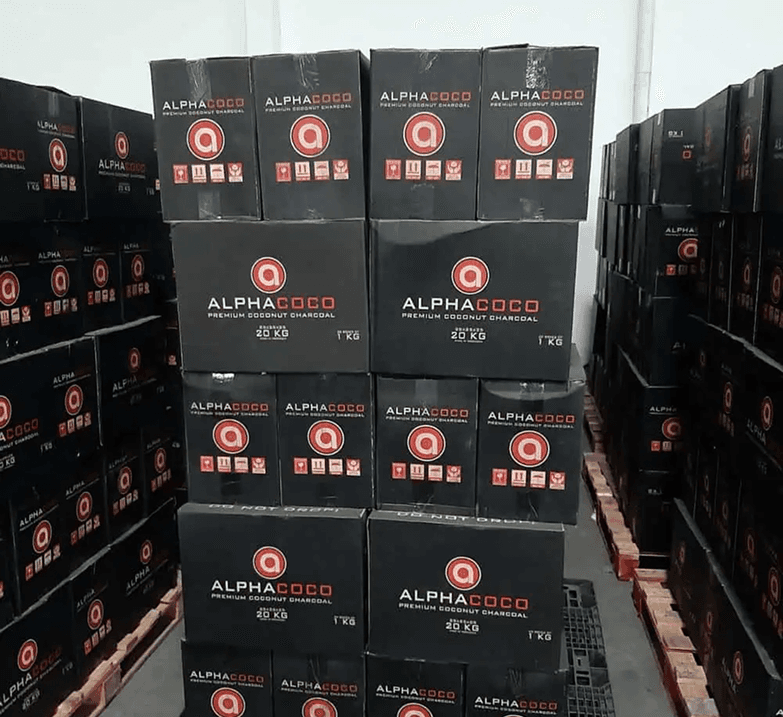 Custom charcoal packaging