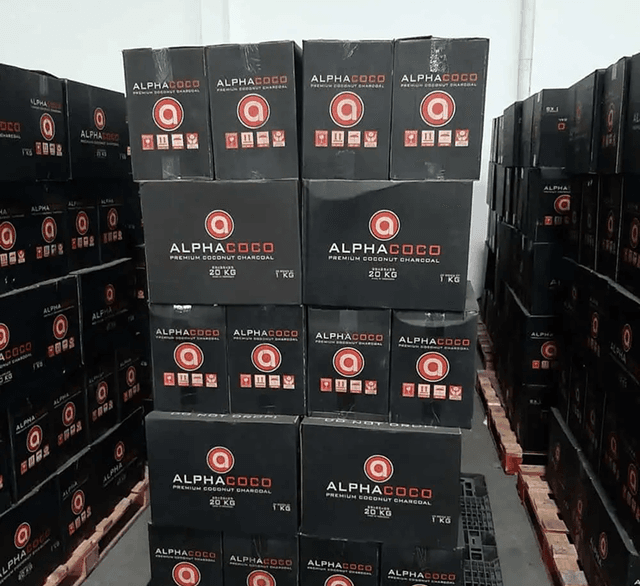 Custom charcoal packaging